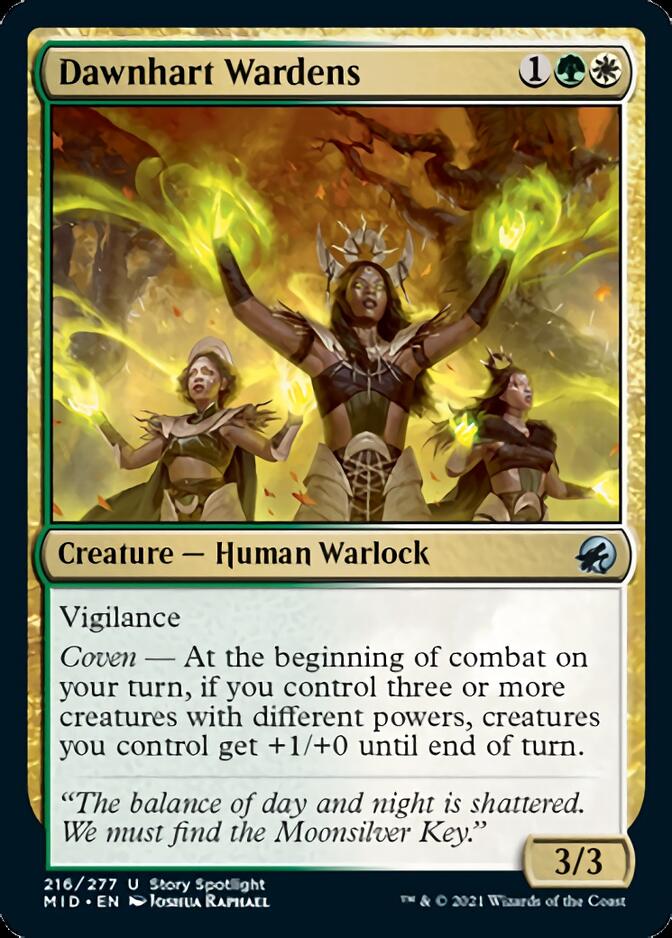 Dawnhart Wardens [Innistrad: Midnight Hunt] Magic: The Gathering