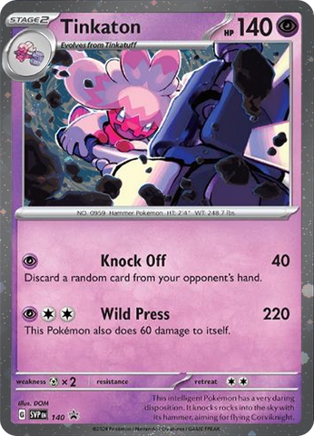 Tinkaton (SVP140) (Cosmos Holo) [Scarlet & Violet: Black Star Promos] Pokémon