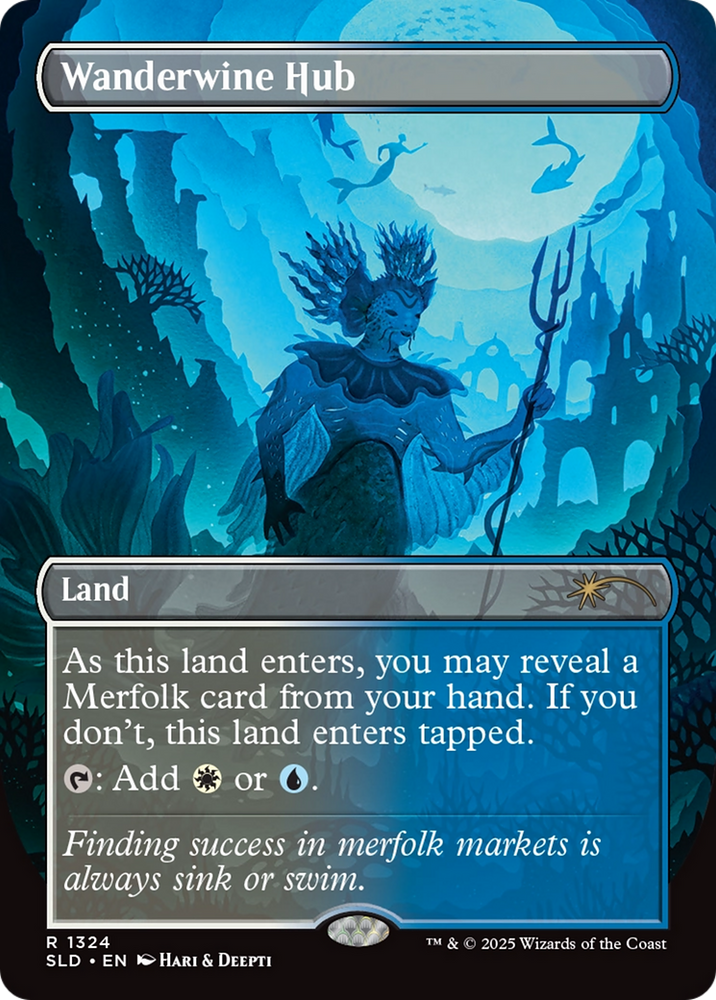 Wanderwine Hub (Rainbow Foil) [Secret Lair Drop Series] Magic: The Gathering