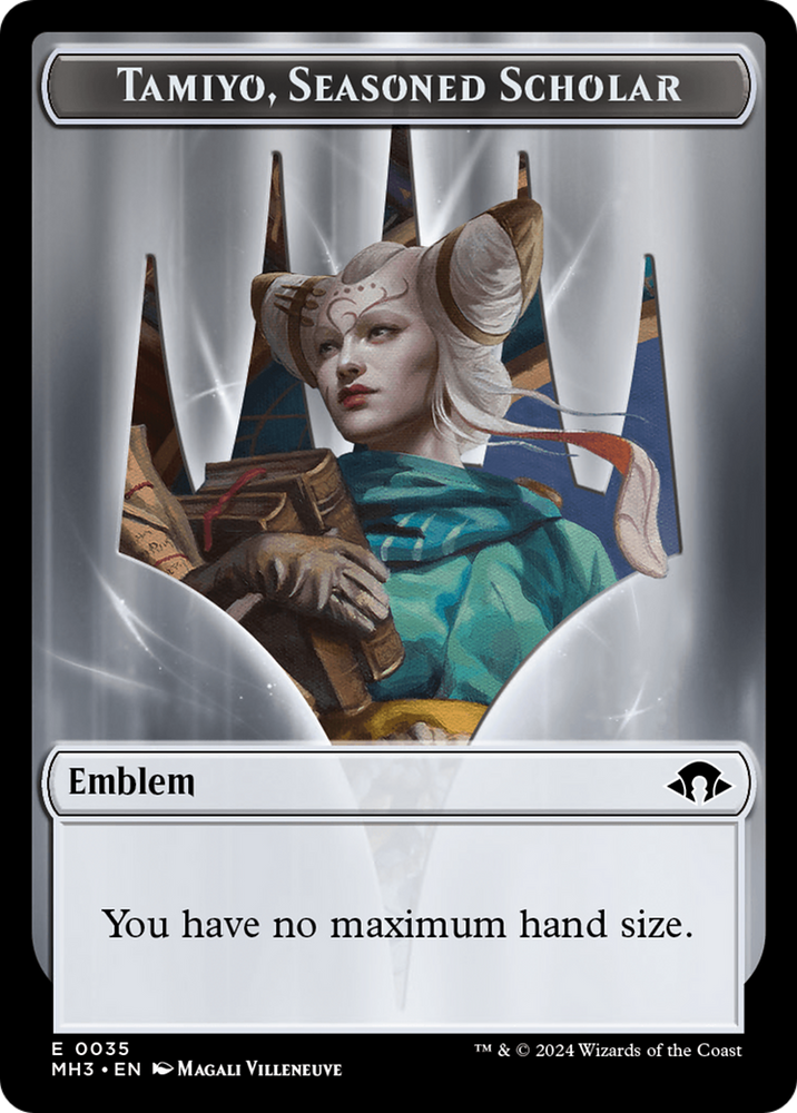 Tamiyo, Seasoned Scholar Token [Modern Horizons 3 Tokens] Magic: The Gathering