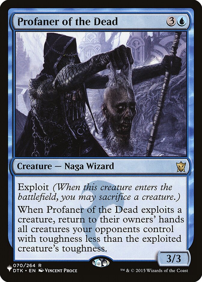 Profaner of the Dead [The List] Magic: The Gathering