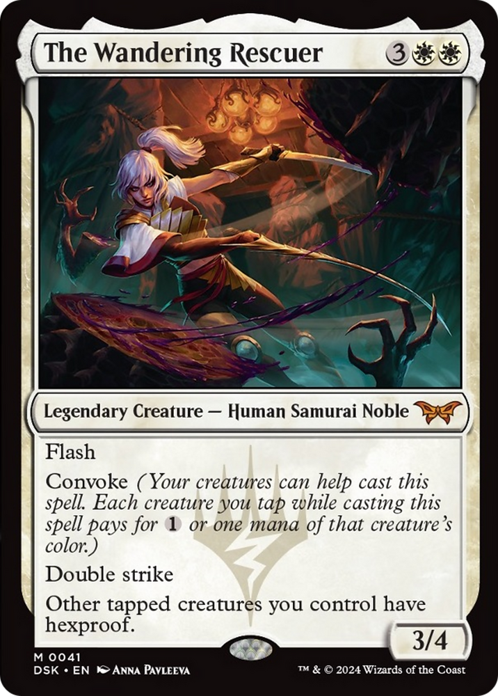 The Wandering Rescuer [Duskmourn: House of Horror] Magic: The Gathering
