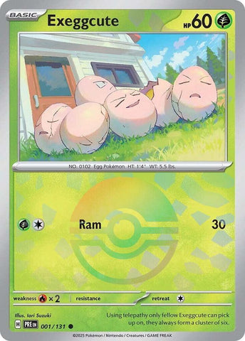 Exeggcute (001/131) (Poke Ball Pattern) [Scarlet & Violet: Prismatic Evolutions] Pokémon