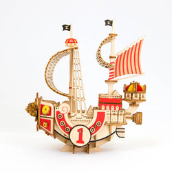 Wa-gu-mi One Piece Thousand Sunny Ship Model Wooden 3D Puzzl