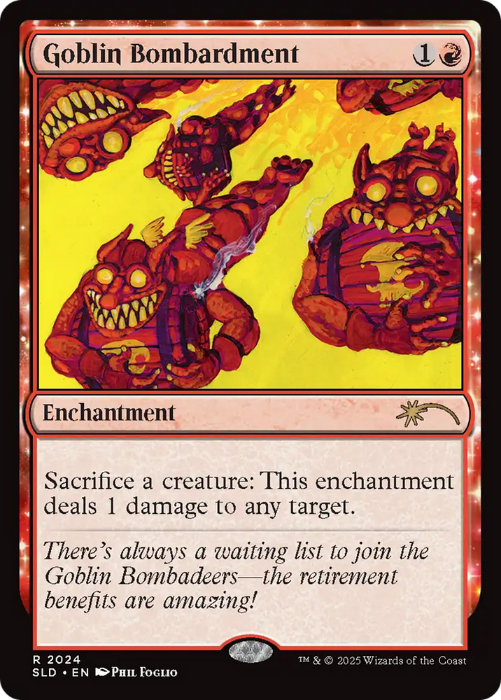 Goblin Bombardment (2024) [Secret Lair Drop Series] Magic: The Gathering
