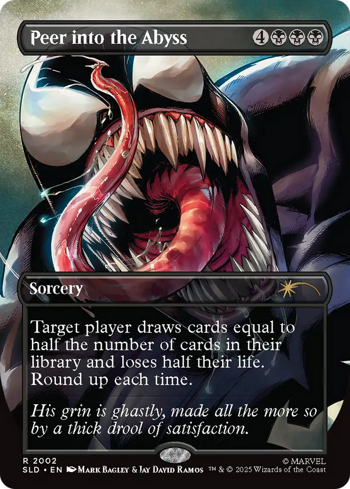 Peer into the Abyss (2002) (Rainbow Foil) [Secret Lair Drop Series] Magic: The Gathering