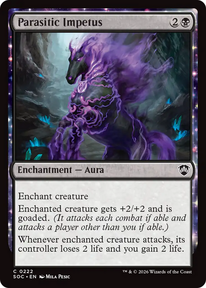 Parasitic Impetus [Secrets of Strixhaven Commander] Magic: The Gathering