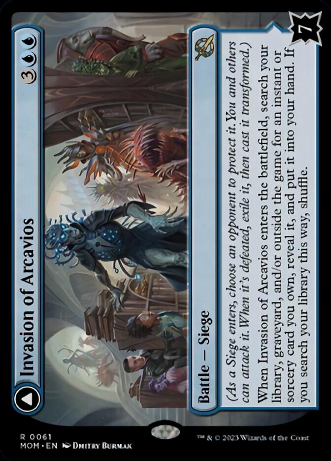 Invasion of Arcavios // Invocation of the Founders [March of the Machine] Magic: The Gathering