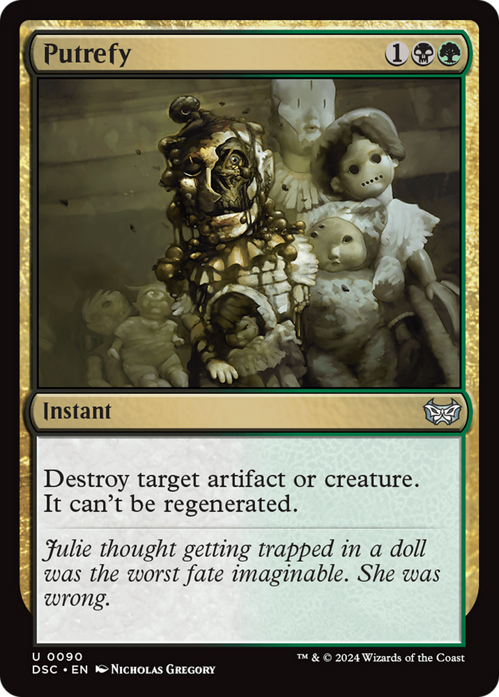Putrefy [Duskmourn: House of Horror Commander] Magic: The Gathering