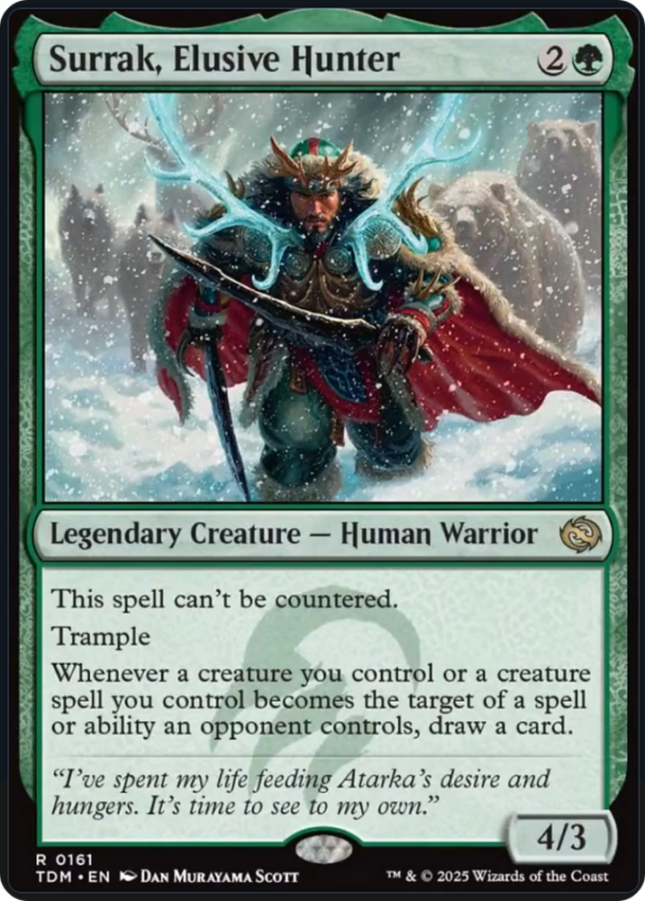 Surrak, Elusive Hunter [Tarkir: Dragonstorm] Magic: The Gathering