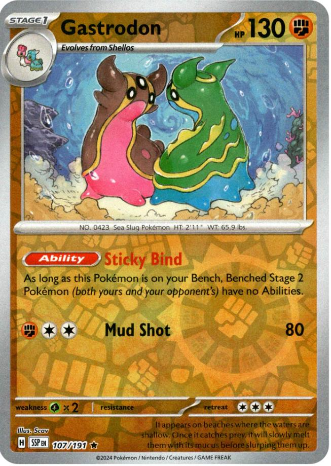 Gastrodon (107/191) [Scarlet & Violet: Surging Sparks] Pokémon