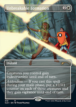Unbreakable Formation (Borderless) [Secret Lair Drop Series] Magic: The Gathering