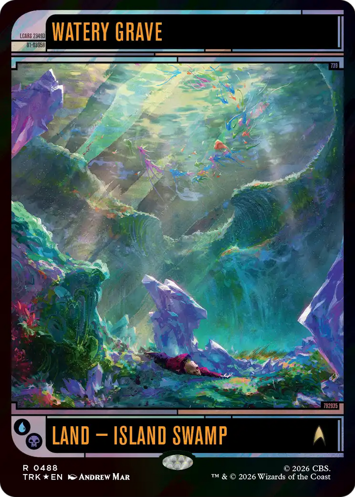 Watery Grave (Surge Foil) [Star Trek] Magic: The Gathering
