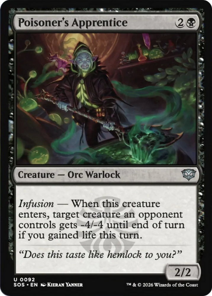 Poisoner's Apprentice [Secrets of Strixhaven] Magic: The Gathering