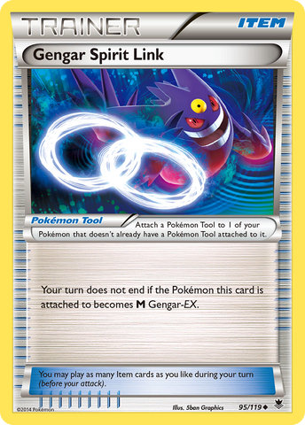Gengar Spirit Link (95/119) [XY: Phantom Forces] Pokémon