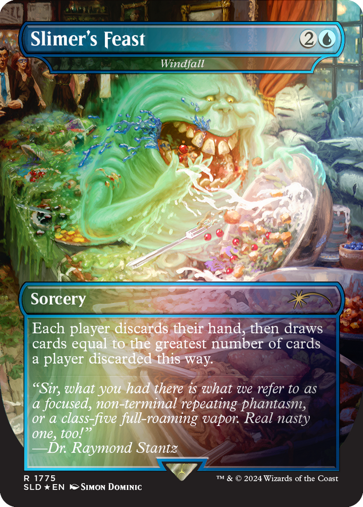 Slimer's Feast - Windfall (Rainbow Foil) [Secret Lair Drop Series] Magic: The Gathering