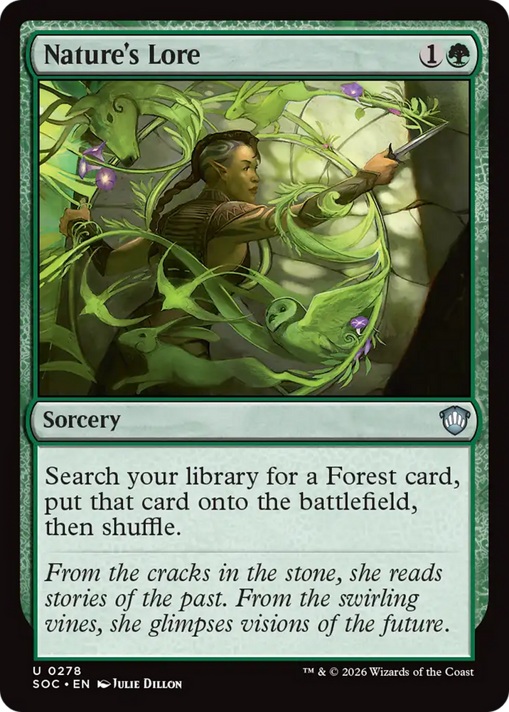 Nature's Lore [Secrets of Strixhaven Commander] Magic: The Gathering