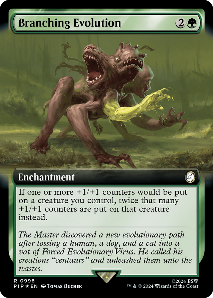 Branching Evolution (Extended Art) (Surge Foil) [Fallout] Magic: The Gathering