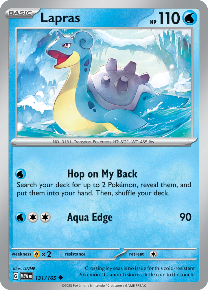 Lapras (131/165) [Scarlet & Violet 151] Pokémon