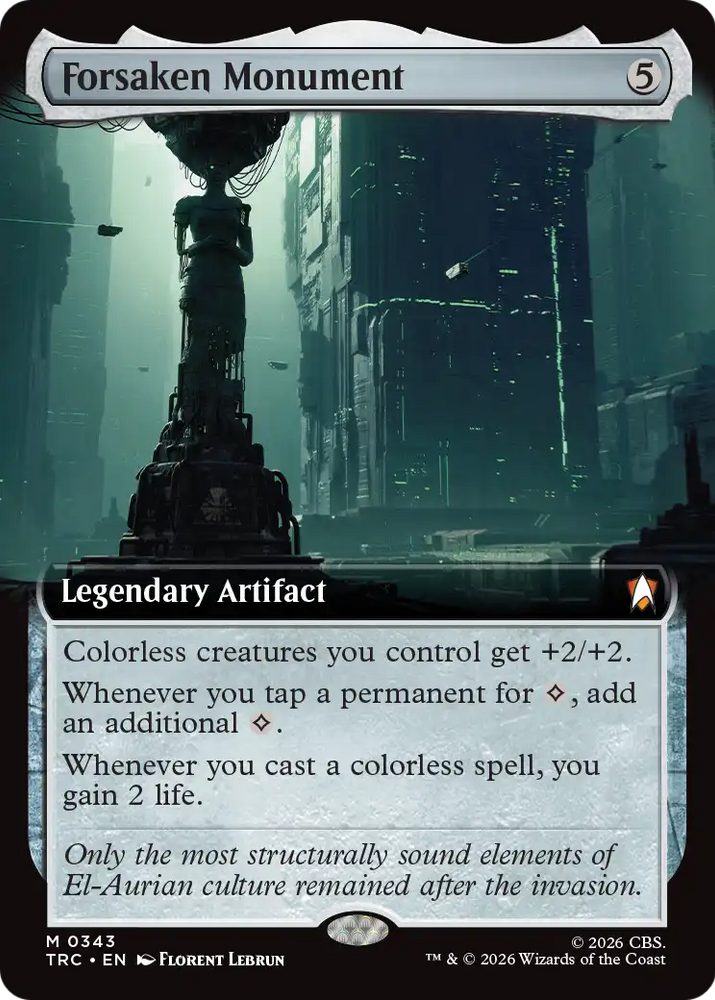 Forsaken Monument (Extended Art) [Star Trek Commander] Magic: The Gathering