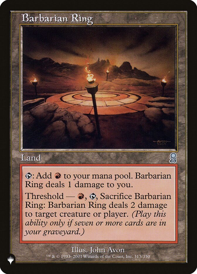 Barbarian Ring [The List] Magic: The Gathering
