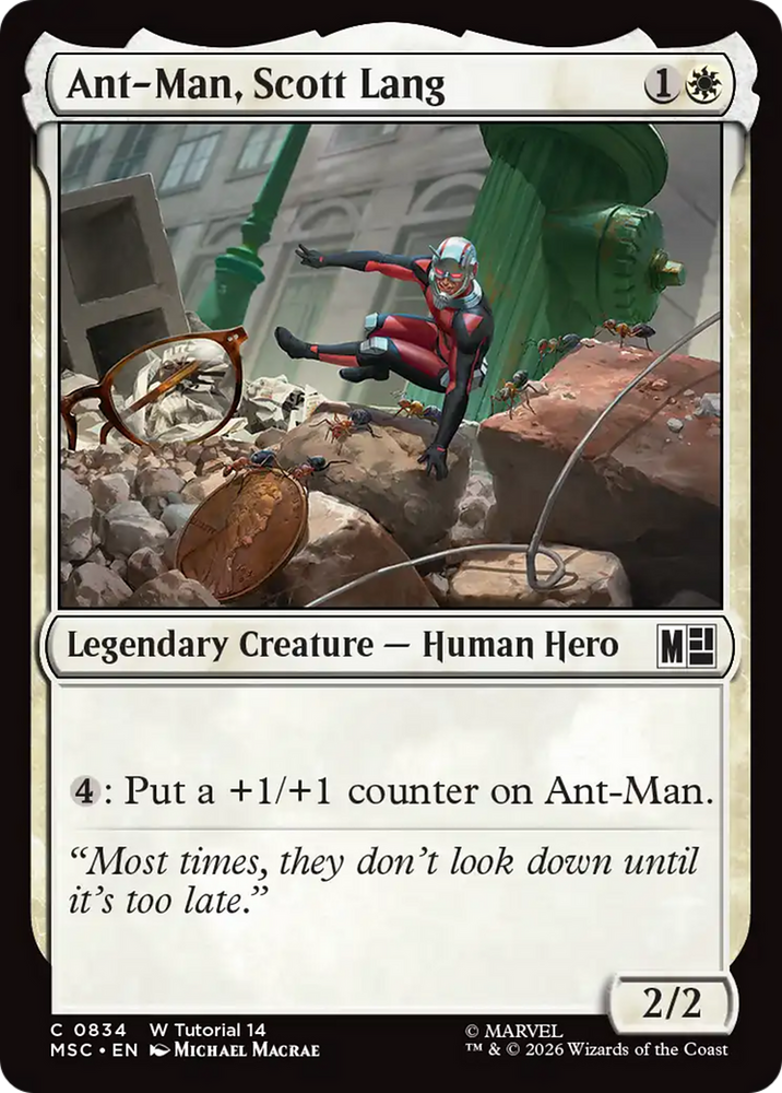 Ant-Man, Scott Lang [Marvel Super Heroes Commander] Magic: The Gathering