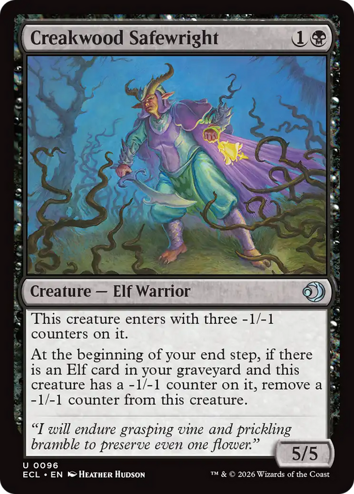 Creakwood Safewright [Lorwyn Eclipsed] Magic: The Gathering