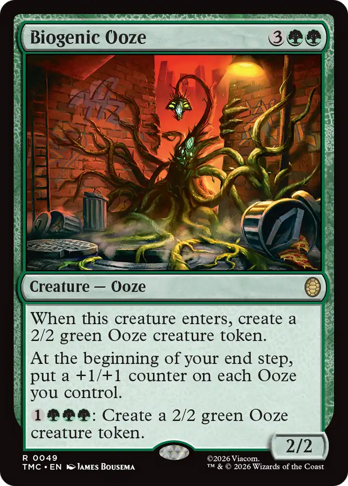 Biogenic Ooze [Teenage Mutant Ninja Turtles Commander] Magic: The Gathering