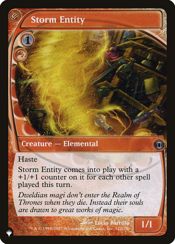 Storm Entity [The List] Magic: The Gathering