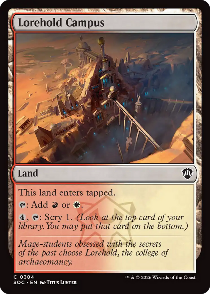 Lorehold Campus [Secrets of Strixhaven Commander] Magic: The Gathering