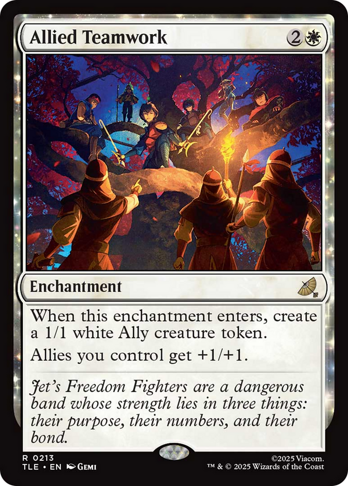 Allied Teamwork [Avatar: The Last Airbender: Eternal-Legal] Magic: The Gathering