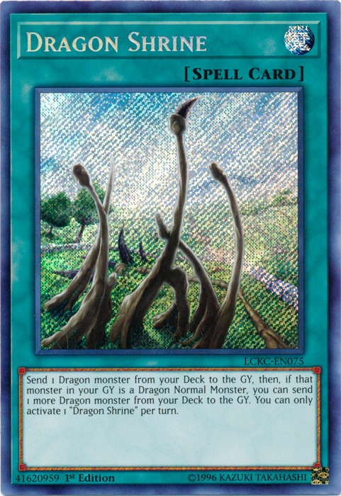 Dragon Shrine [LCKC-EN075] Secret Rare Yu-Gi-Oh!