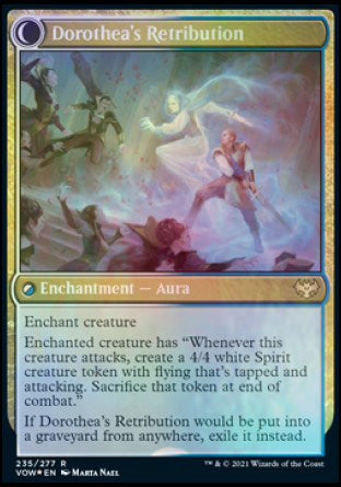 Dorothea, Vengeful Victim // Dorothea's Retribution [Innistrad: Crimson Vow Prerelease Promos] Magic: The Gathering