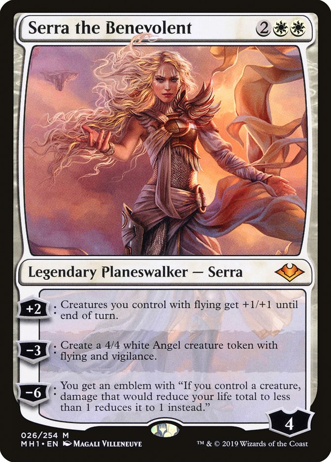 Serra the Benevolent [Modern Horizons] Magic: The Gathering
