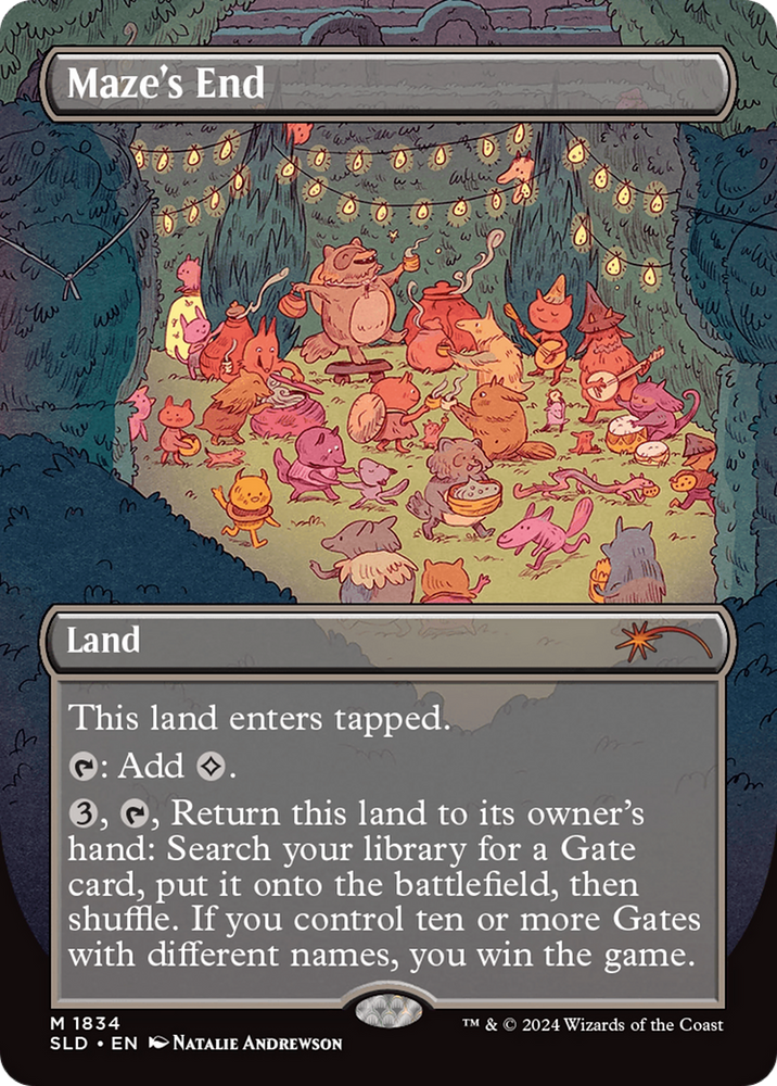 Maze's End (Rainbow Foil) [Secret Lair Drop Series] Magic: The Gathering