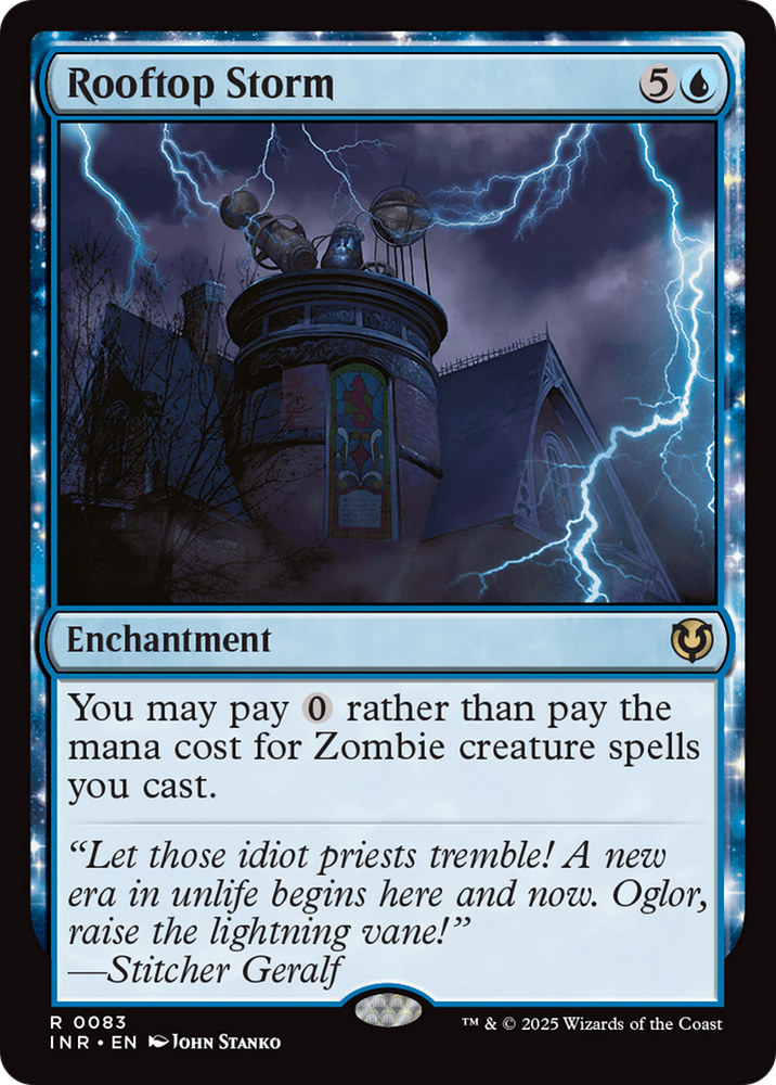 Rooftop Storm [Innistrad Remastered] Magic: The Gathering