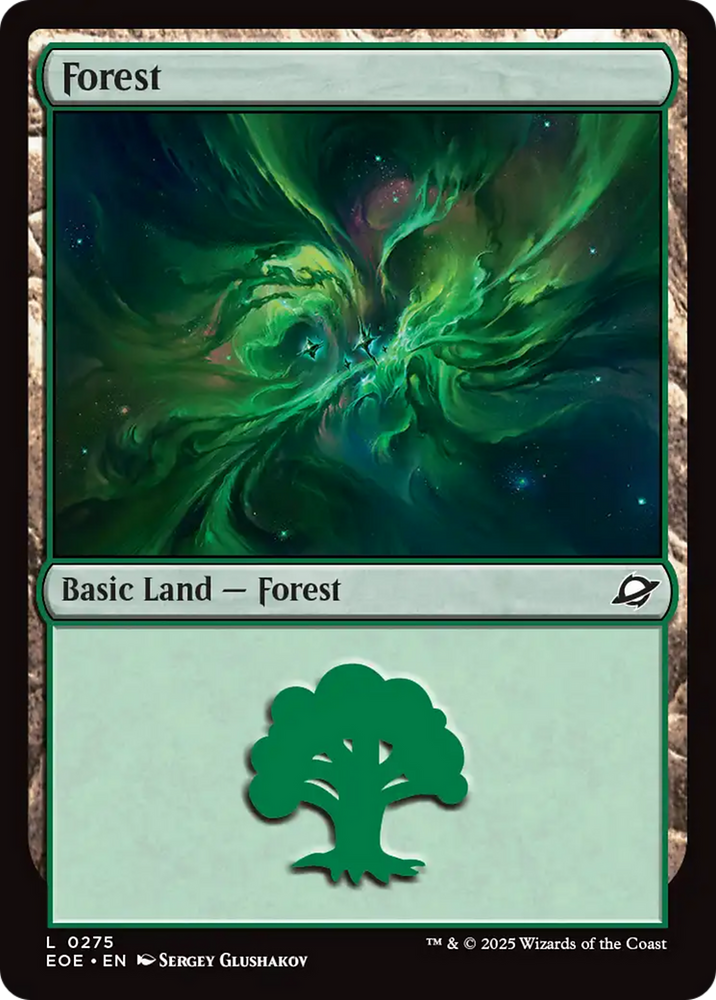 Forest (0275) [Edge of Eternities] Magic: The Gathering
