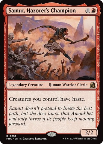 Samut, Hazoret's Champion [Reality Fracture] Magic: The Gathering