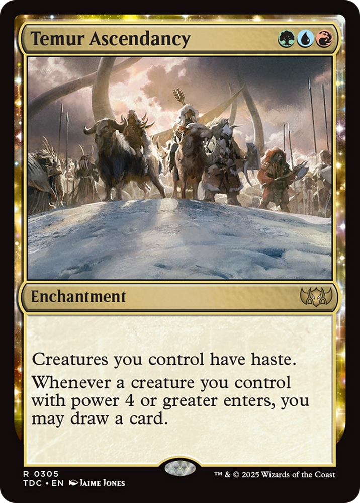 Temur Ascendancy [Tarkir: Dragonstorm Commander] Magic: The Gathering