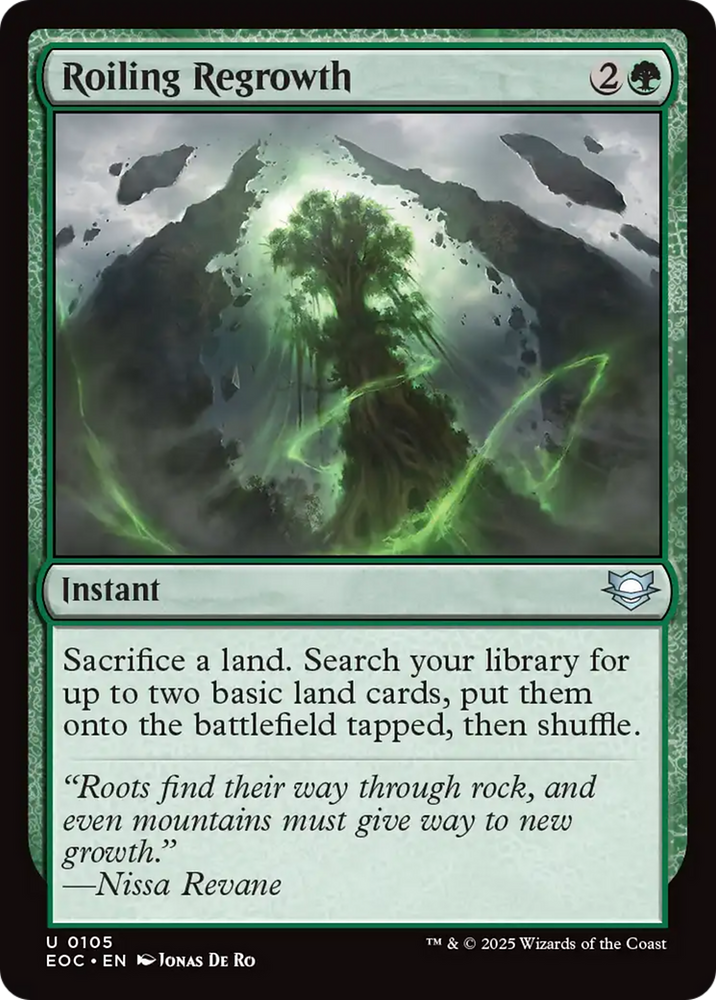 Roiling Regrowth [Edge of Eternities Commander] Magic: The Gathering