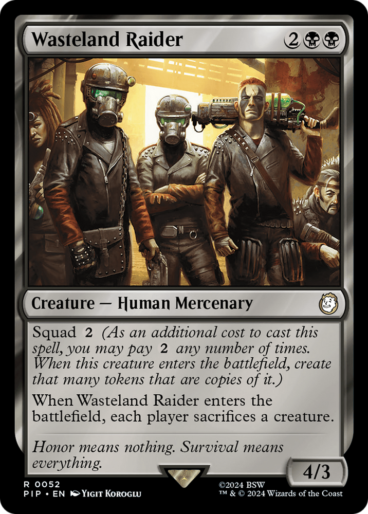 Wasteland Raider [Fallout] Magic: The Gathering