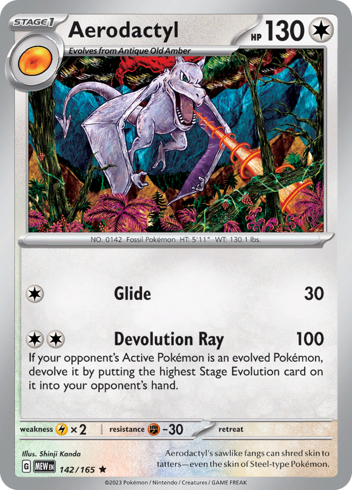 Aerodactyl (142/165) [Scarlet & Violet 151] Pokémon