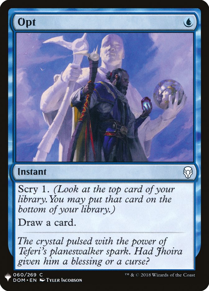 Opt [Mystery Booster] Magic: The Gathering