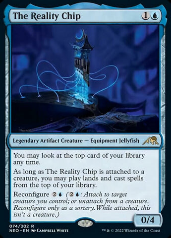 The Reality Chip [Kamigawa: Neon Dynasty] Magic: The Gathering