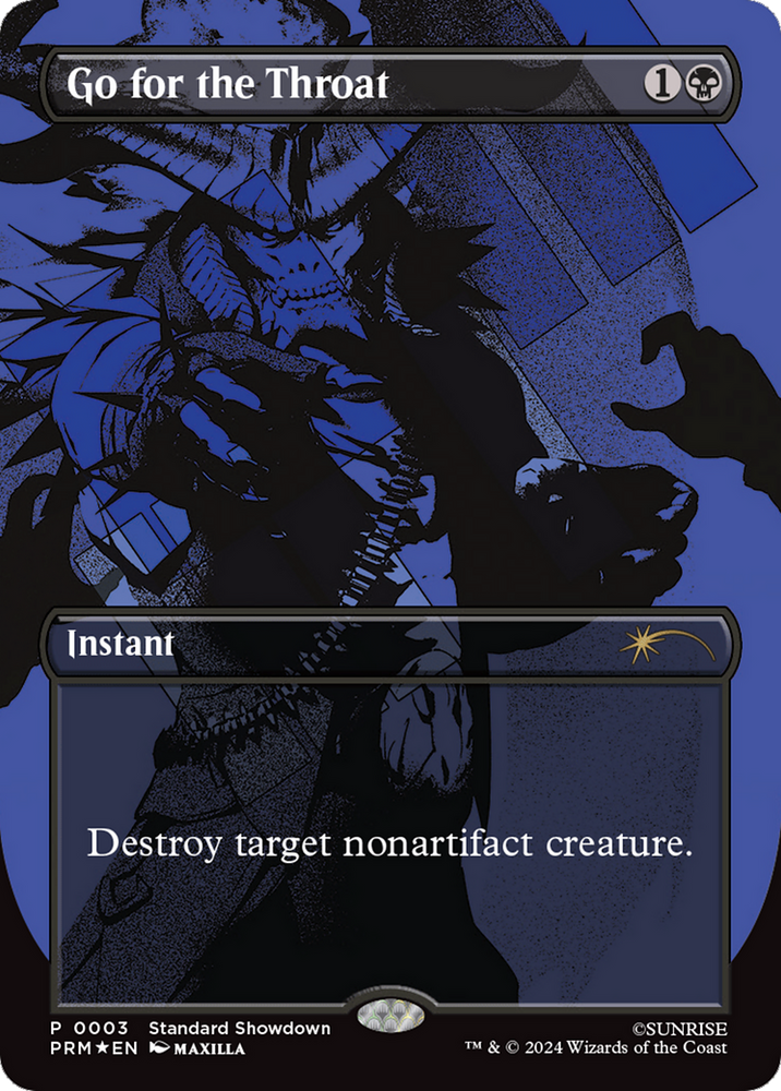 Go for the Throat [Standard Showdown Promos] Magic: The Gathering