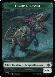 Fungus Dinosaur // Spirit Double-Sided Token [The Lost Caverns of Ixalan Tokens] Magic: The Gathering