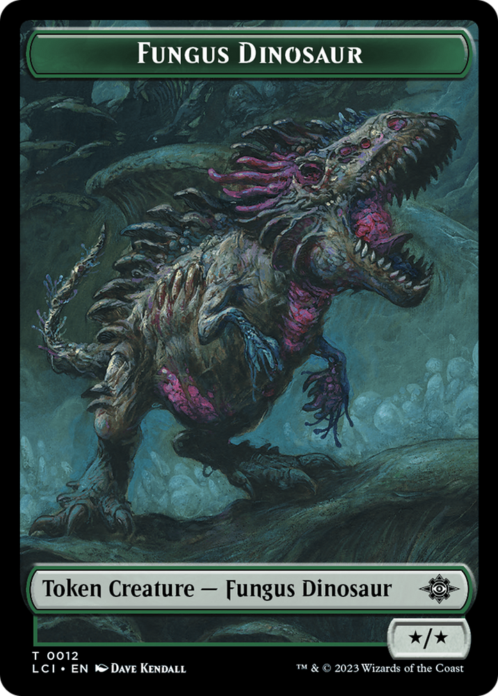 Fungus Dinosaur // Skeleton Pirate Double-Sided Token [The Lost Caverns of Ixalan Tokens] Magic: The Gathering