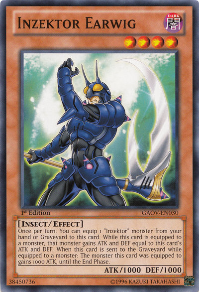 Inzektor Earwig [GAOV-EN030] Common Yu-Gi-Oh!