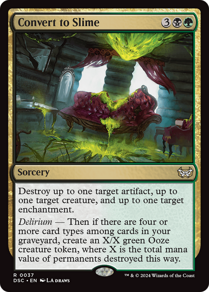 Convert to Slime [Duskmourn: House of Horror Commander] Magic: The Gathering