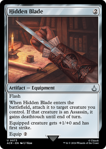 Hidden Blade [Assassin's Creed] Magic: The Gathering